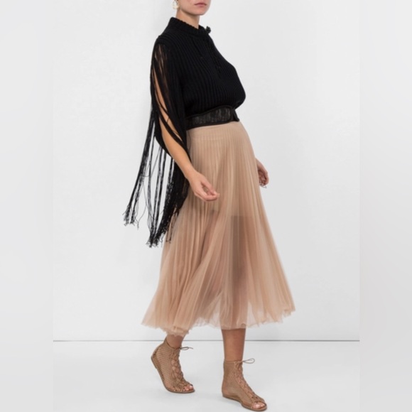 Pleated Midi Skirt - Picture 4 of 14